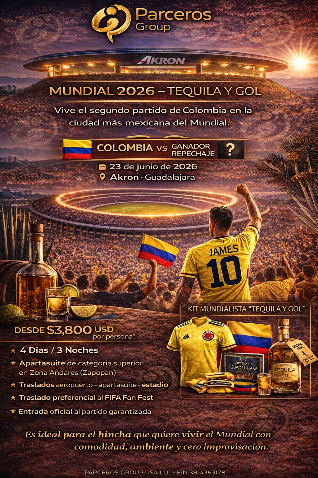 Colombia VS Repechaje - Vip