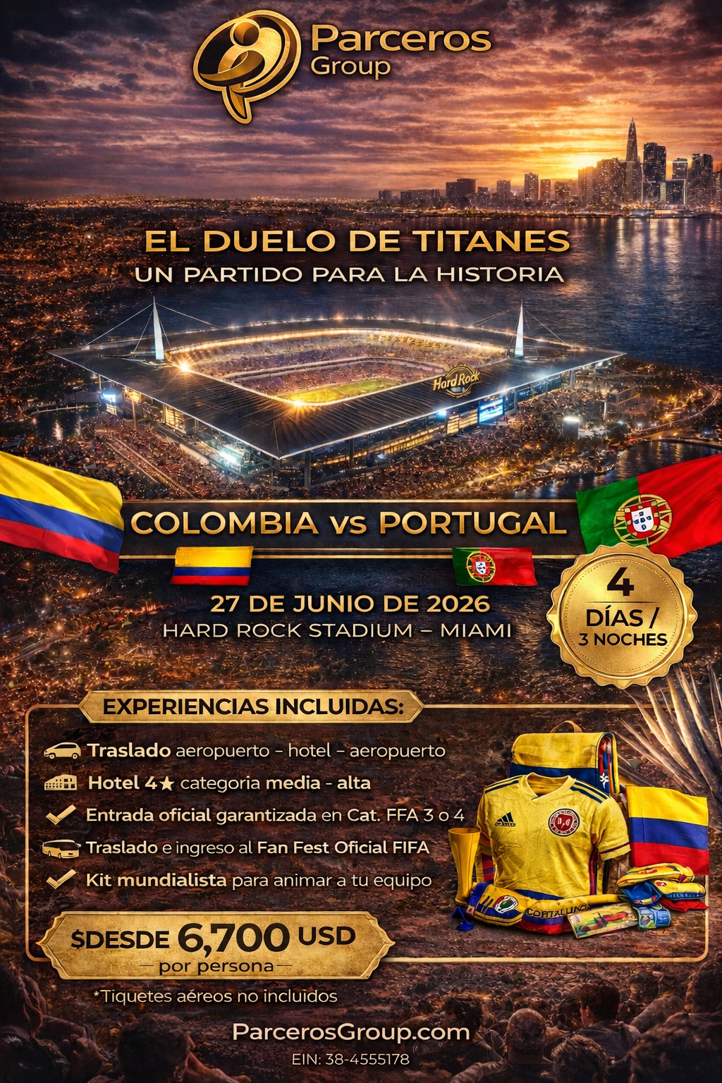 Colombia Vs Portugal VIP